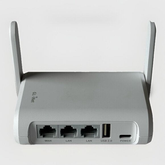 GL-SFT1200 (Opal) Secure Travel WiFi Router, AC1200 Dual Band Gigabit Etherne... - Picture 2 of 12